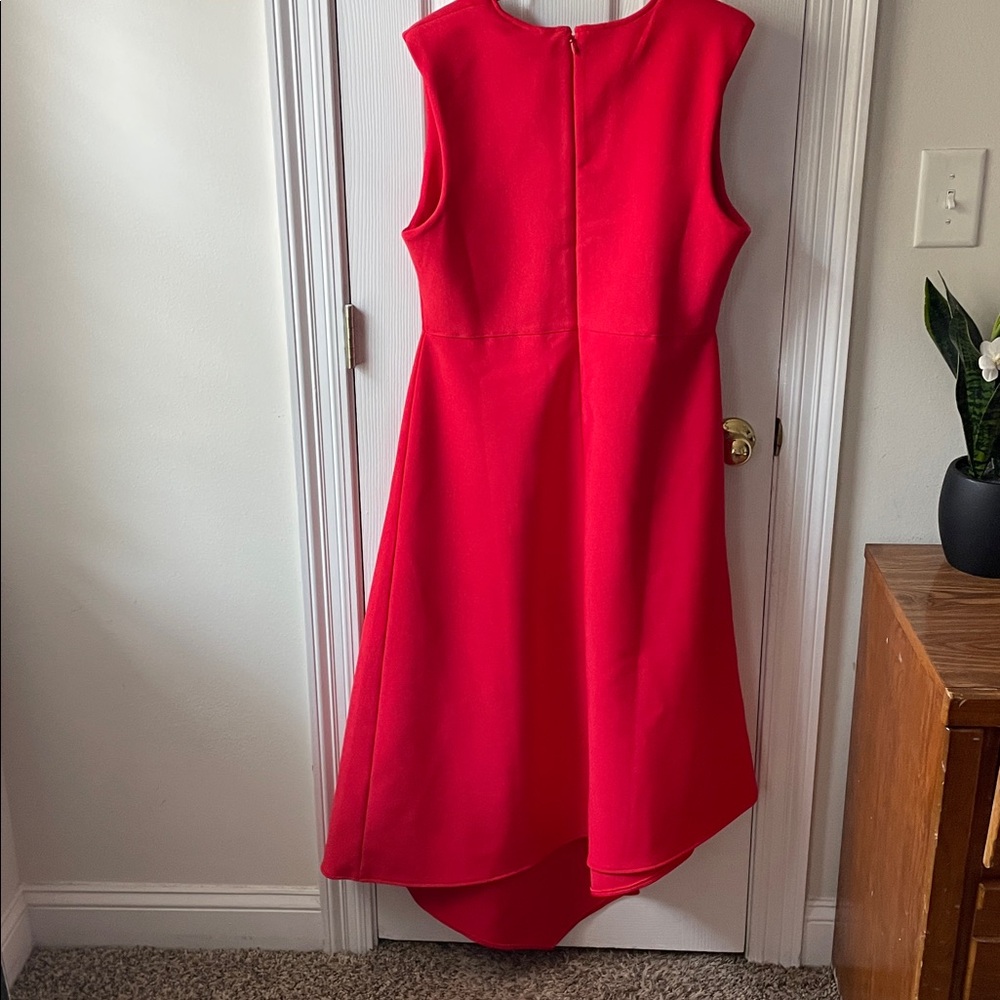 KAREN MILLEN Embellished Bandage Figure Form Knit Sleeveless Midaxi Dress Red L - Picture 17 of 17